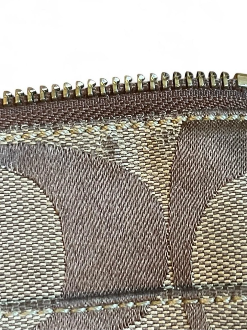 Coach Brown Signature Canvas Messenger Crossbody